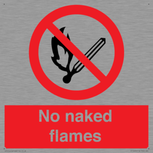 No naked flames